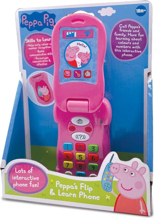 Actual product image Peppa Pig - Flip Phone (DK/SE/NO/FI) (PP064L) (Norwegian, Danish, Swedish)