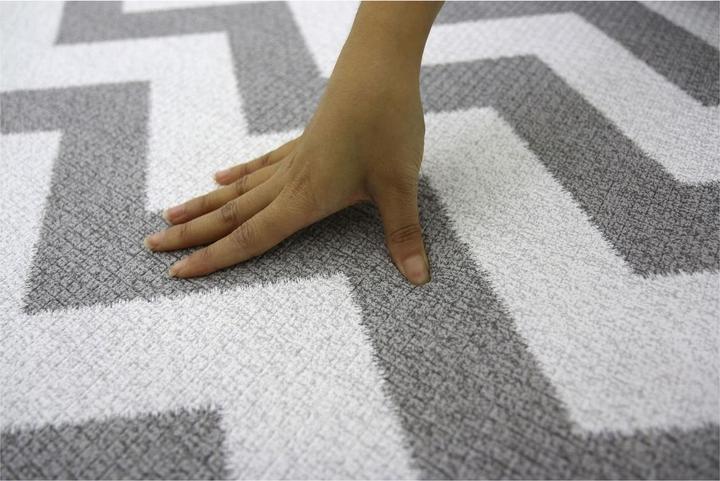 Image du produit Dwinguler Zig Zag Grey (Slim) (180 x 140 cm)