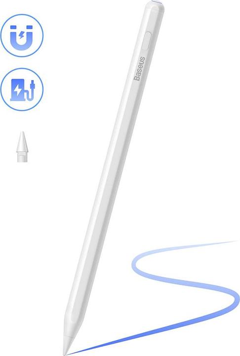 Actual product image Baseus Smooth Writing 2 Series Dual Charging Active Pen - White