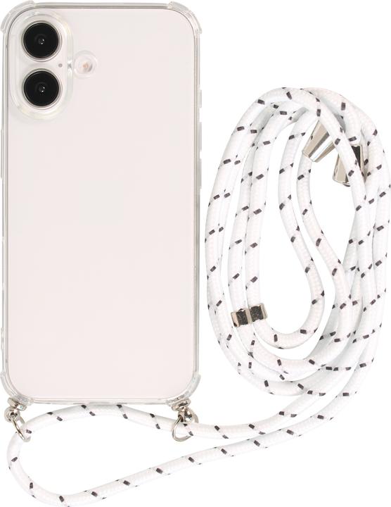 Actual product image PhoneLook Coque gel transparent avec lacet tacheté (Apple iPhone 16 Plus)