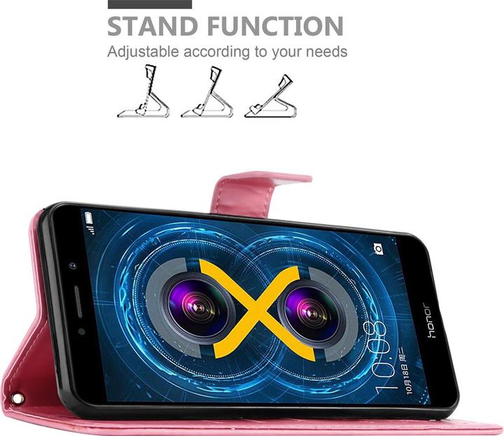 Productafbeelding Cadorabo Bloemen Boekomslag (Honor 6X)