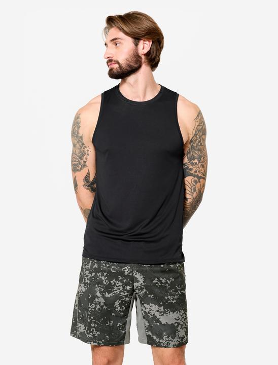 Actual product image Domyos Men's breathable tank top - black (L)