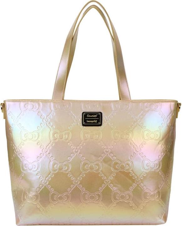 Actual product image Loungefly Hello Kitty by Tote Bag 50th Anniversary Gold