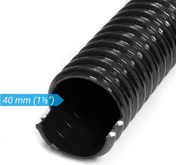 Produktbild Wiltec 5m Förderschlauch Spiralschlauch 40mm (1 1/2") Saugschlauch