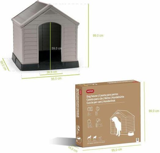 Actual product image Curver Dog House - House For (Dog kennel)