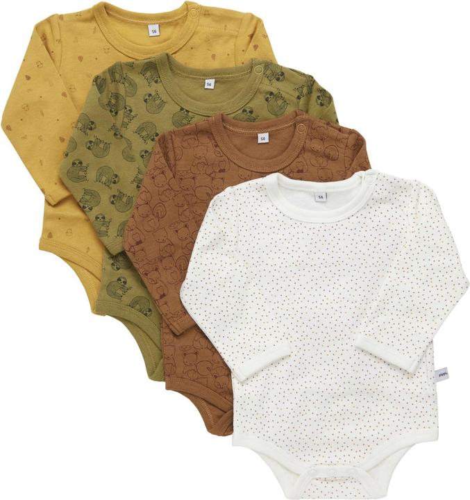 Produktbild Pippi Langarm-Body 4er Set Tinsel Gr. 86 (86)