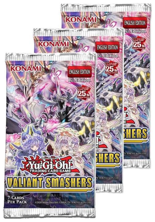Produktbild Yu-Gi-Oh ! JCC - Pack de 3 Boosters Valiant Smashers (Tuckbox cartonné) (Deutsch, Booster Display)