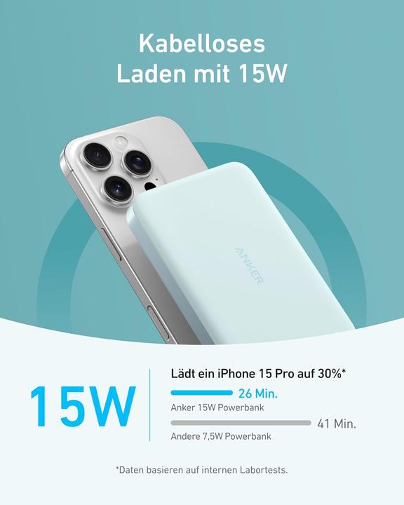 Produktbild Anker MagGo Powerbank (10.000mAh, Slim (10000 mAh, 15 W)