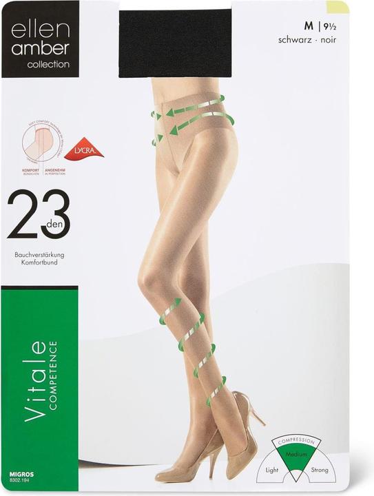 Image du produit Ellen Amber Damen Strumpfhosen Vitale (23 DEN)