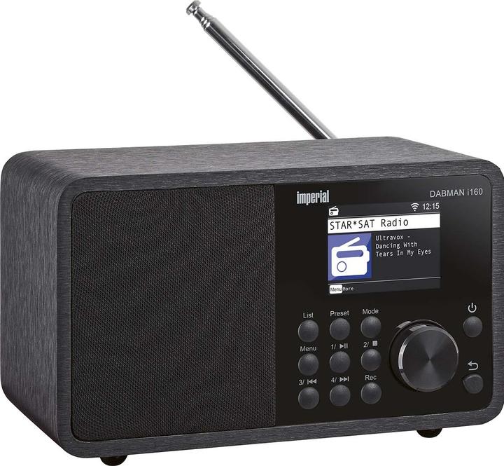 Immagine prodotto Imperial DABMAN i160 DAB+ e internetradio con bluetooth - zwart (Web radio, DAB, VHF, WiFi, Bluetooth)