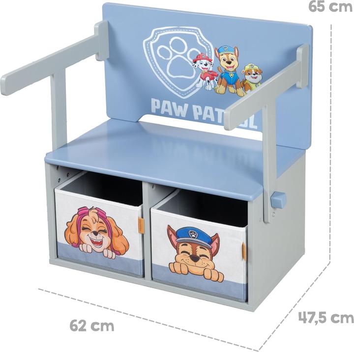 Actual product image Roba Folding bench with storage box Paw Patrol (High chair)