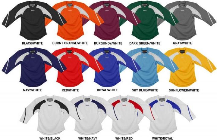 Actual product image Reebok 20P00 Edge hockey training jersey SR (XXL, green) (XXL)