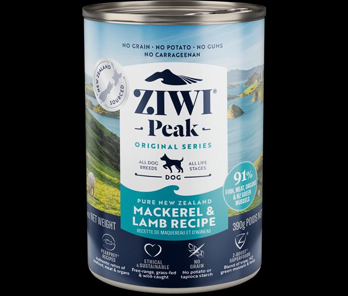 Produktbild Magni Ziwipeak - Mackerel & lamb recipe, wet food 390 gr. - (zp034) (Adult, 1 Stk., 390 g)