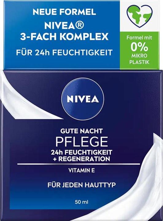 Immagine prodotto NIVEA Cura della Buona Notte 24h Idratazione + Rigenerazione (50 ml, Crema 24h)