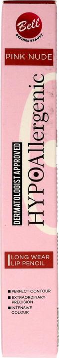 Image du produit Bell Cosmetics Crayon à lèvres hypoallergénique Crayon à lèvres longue tenue 01 Pink Nude (Rose Nu)