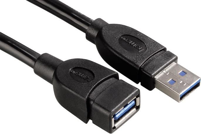 Immagine prodotto Hama Cavo di prolunga USB 3.0 a doppio schermo (3 m, USB 3.0)