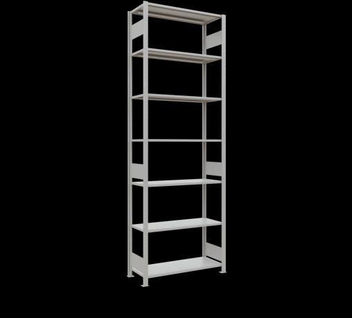 Système d'emboîtement pour rayonnage de base MULTIplus85 avec traverse de longueur