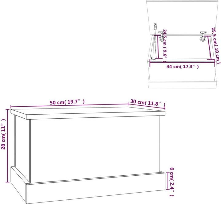 Immagine prodotto VidaXL Giata (50 x 30 x 28 cm)