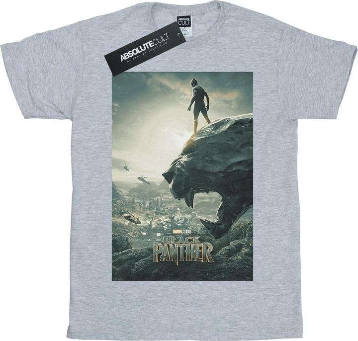 Produktbild Black Panther Poster TShirt Jungen (152, 158)
