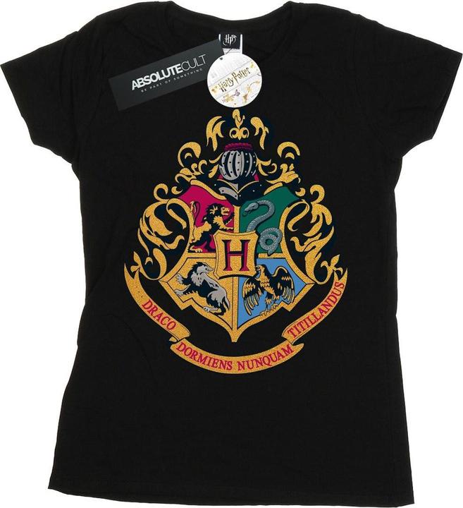Image du produit - T-shirt HOGWARTS CREST GOLD INK - Femme (S)