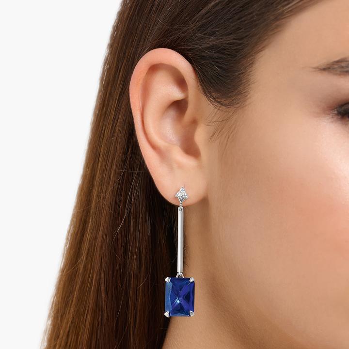Produktbild Thomas Sabo Ohrringe Blauer Stein (Silber 925)