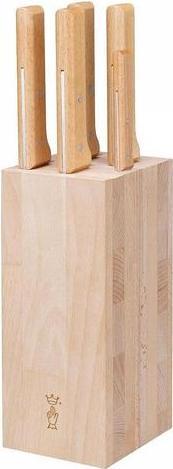 Opinel Messerblock PARALLELE BREAD, Buchenholz mit 5 Messern, der PARALLELE Serie