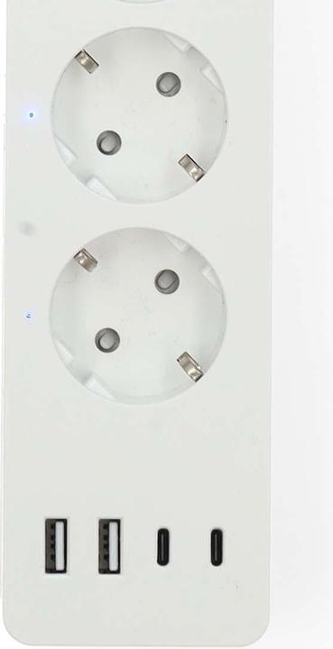 Immagine prodotto Nedis SmartLife Power Strip Wi-Fi | Hybrid (CEE 7/7) / USB A / USB-C™ | 16 A | 3680 W | 2.00 m | 0 -