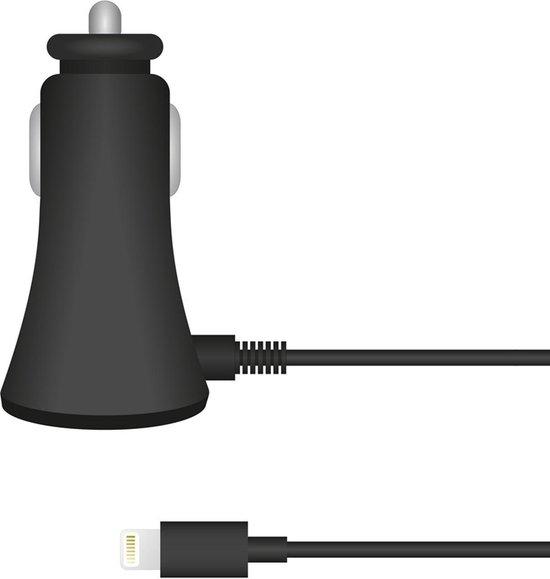Produktbild Muvit CHARGEUR VOITURE 2.4A LIGHTNING 1.2M NOIR