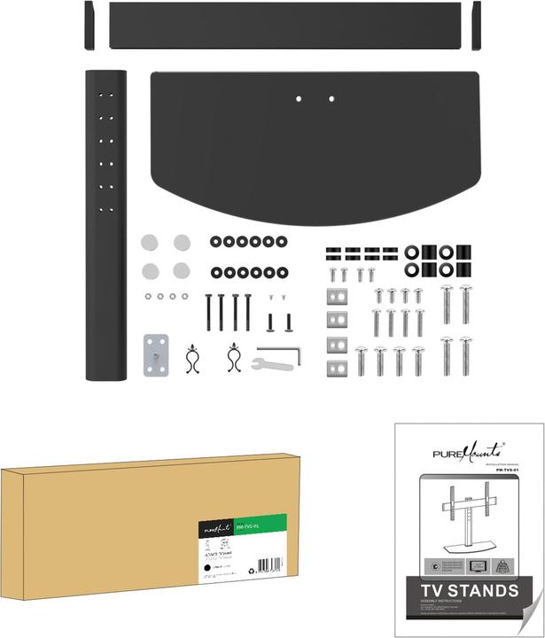 Image du produit PureMounts Pm-Tvs-01 (Universel, 65", 40 kg)