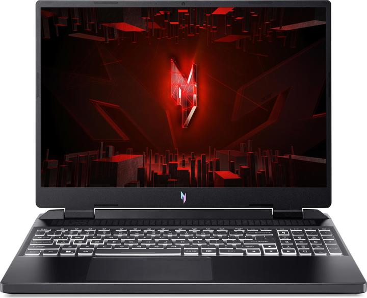 Actual product image Acer Notebook||Nitro|AN16-41-R0WZ|CPU 7535HS|3300 MHz|16"|1920x1200|RAM 16GB|DDR5|SSD 512GB|NVIDIA GeForc (16", AMD Ryzen 5 7535HS, 16 GB, 512 GB, Eng. Int.)