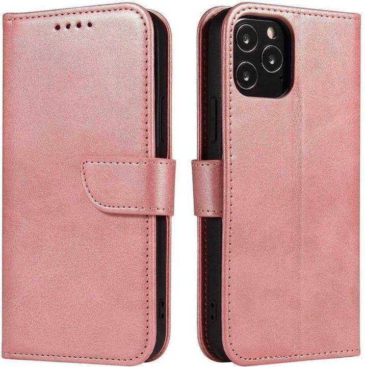Produktbild Hurtel Magnet Case elegant case case cover with a flap and stand function Poco M4 Pro 5G pink (Xiaomi Poco M4 Pro 5G)