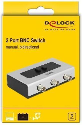 Actual product image Delock 2Port BNC Switchbox