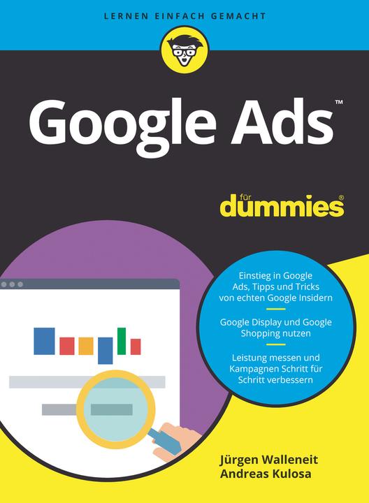 Produktbild Google Ads für Dummies (Deutsch, Jürgen Walleneit, Andreas Kulosa, 2022)