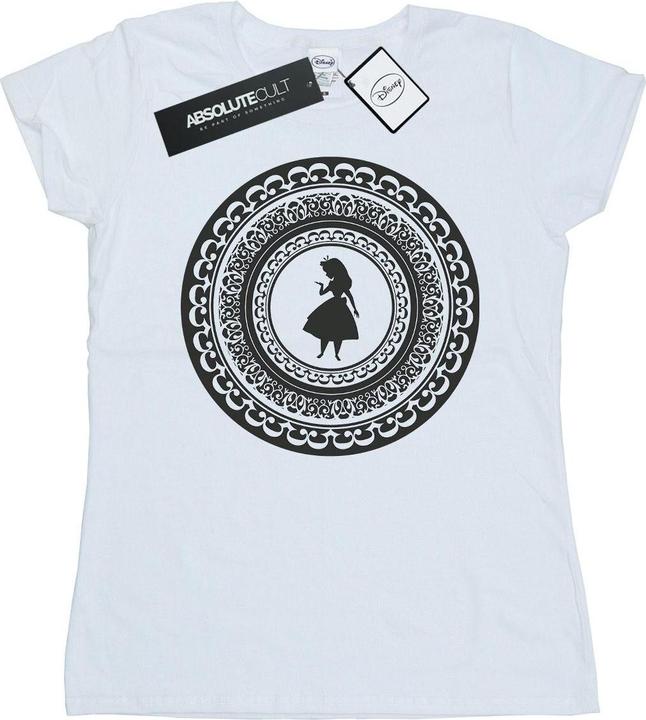 Actual product image Disney Womens/Ladies Alice In Wonderland Circle Cotton T-Shirt (S)