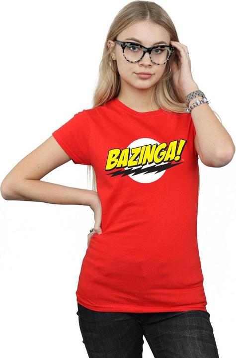 Image du produit Dam T-shirt en coton Bazinga Femme/Femme (L)