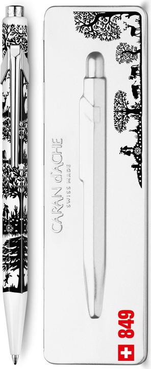 Produktbild Caran d'Ache 849 Scherenschnitt mit Etui (Silber, Schwarz, 1 x)