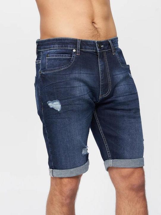 Image du produit Crosshatch Short en denim Riptrey Abraised pour homme (30)