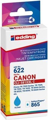 Actual product image Edding Print cartridge EDD-622 replaces CLI-581XXLC - - 10.5 ml (C)