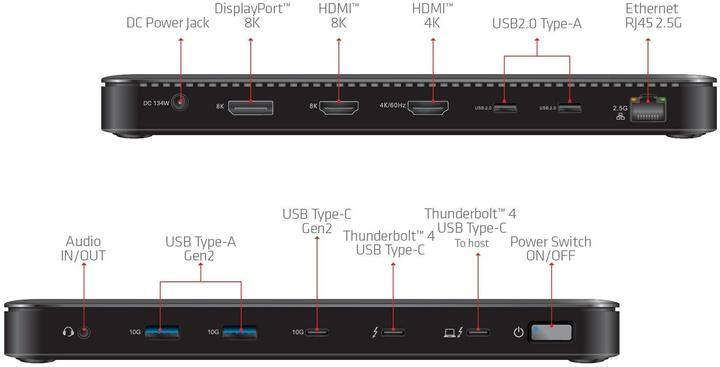 Produktbild Club 3D CSV-1582 (Thunderbolt, 11 Ports)