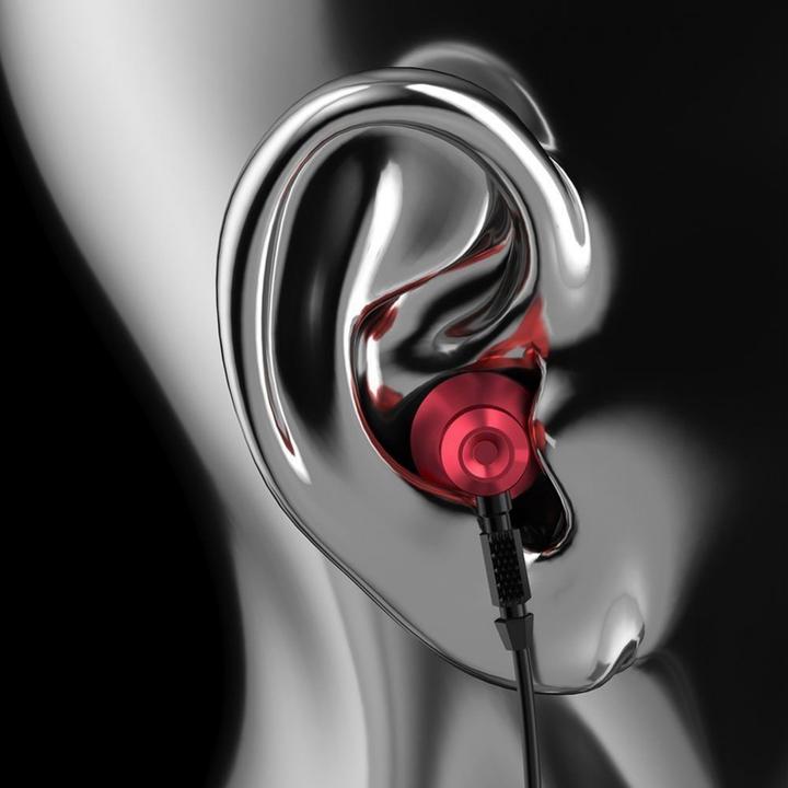 Produktbild Dudao Metal Wired Earbuds 3.5mm Mini Jack Gray (X2C-Gray) (Kabelgebunden)