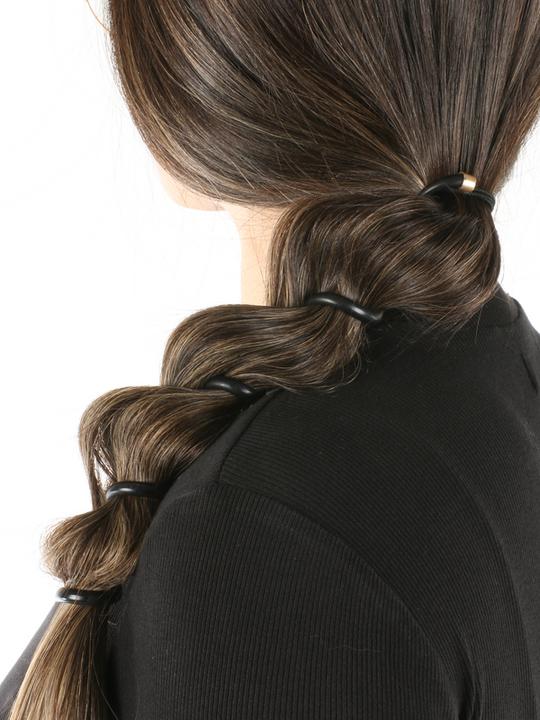 Actual product image Trisa Fashion Long Twister Brown 4 pcs. (Hair tie)