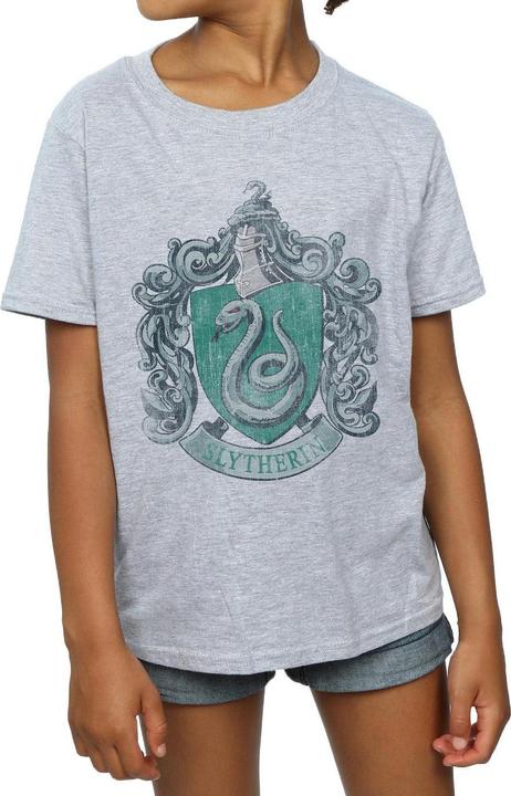 Produktbild Girls Slytherin Cotton T-Shirt (140, 146)