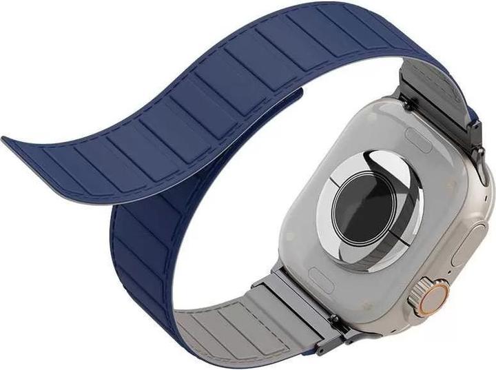 Immagine prodotto Levelo Fascia magnetica Vogue per Apple Watch 45/44/42MM (44 mm, 45 mm, 42 mm, Silicone)