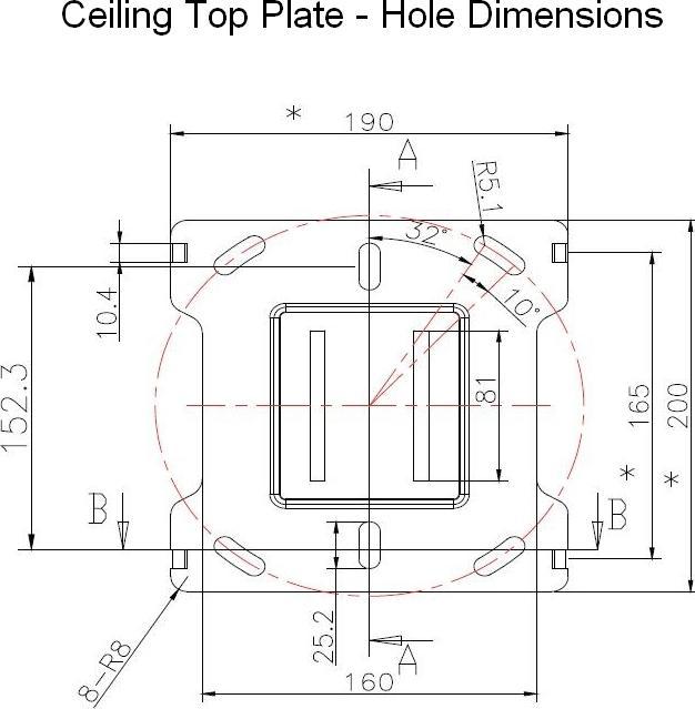 Image du produit Multibrackets Support plafond, 40"-100", noir, inclinable 15