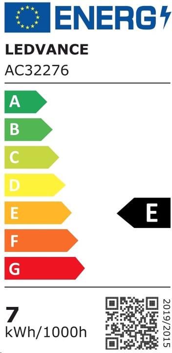 Energie-Label Osram Led Relax And Active Classic A (E27, 7 W, 806 lm, 1 x, E)