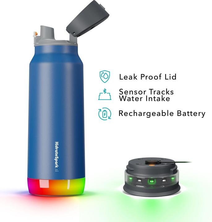 Immagine prodotto HidrateSpark Hidrate Spark Pro 32 oz. Caraffa Blu Profondo (0.95 l)