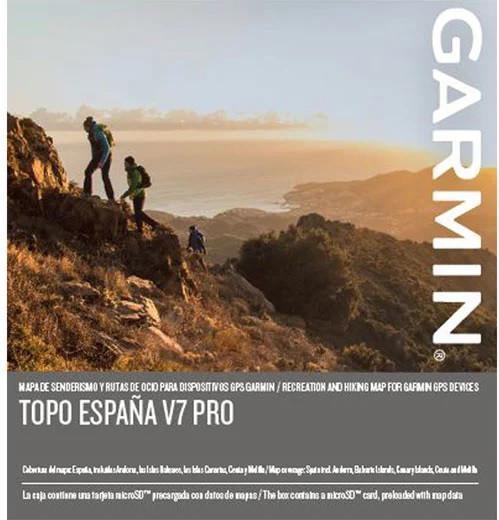 Actual product image Garmin Micro SD/SD Topo Spain V7 Pro