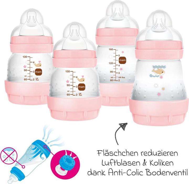Produktbild MAM Easy Start Anti-Colic Set, 0+ M, rosa (260 ml)
