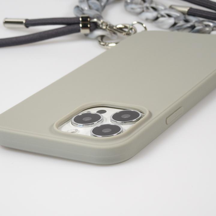 Image du produit PhoneLook Coque Gel silicone avec corde collier & chaîne de pierre décorative clair (Apple iPhone 13 Pro Max)
