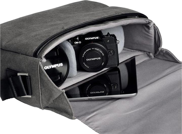 Produktbild Olympus Messenger Bag Schwarz Canvas (Kamera Schultertasche, 10.61 l)